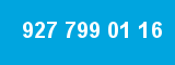 927 799 01 16 927 799 01 16
